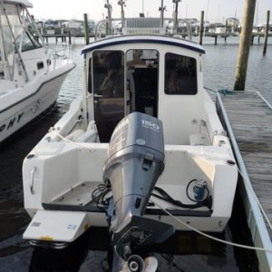 Sheltered Cove Marina back off the bay and up Tuckerton creek