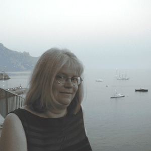 JoyceOnTheBalconyInTheEvening