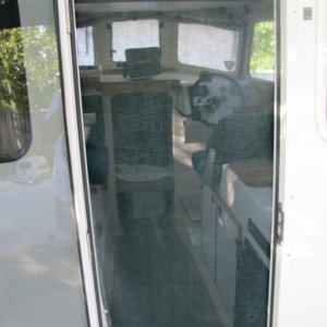 Screen for door to be used when Camperback not up.