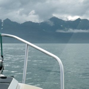 Bouncing a bit in center of passage