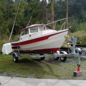 (C-Fisher) E.Q Marine waiting to be rigged Sept 3 2004