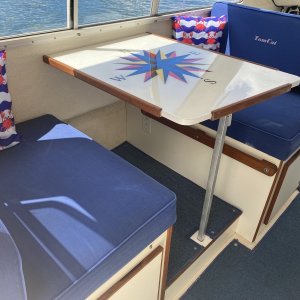 Media 'New pillows and refinished wood trim' in album 'Tomcat arrival from Florida'
