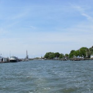 Leaving Knapps Narrows for the Little Choptank River on to Broad Creek and the San Domingo Creek