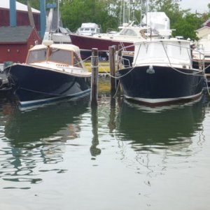 A couple more Hinkley picnic style boats