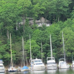 Another small marina a bit further up Clements Creek