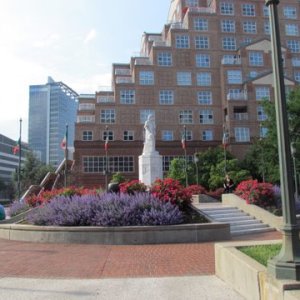 Inner Harbor area Baltimore Maryland