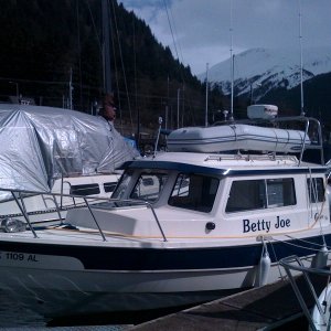 Betty Joe berthed in Aurora Harbor - Apr 2010