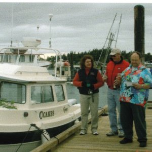 {R/J}: Christening of C-CAKES with Patty, Barry & Rev. Jim