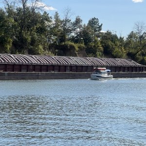 Little Joe by barges