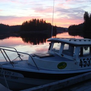 Yawn...Alaska sunset....