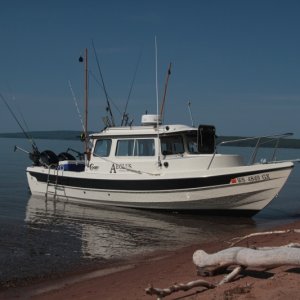At home in the Apostle Islands, Lake Superior