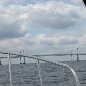 Ches. Bay Bridge, south bound. Taking the long way around Kent Island for St. Michaels.
Sun 04 Jun 2006 12:04:05 PM CDT