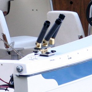 (Da Nag) Pee Wee Rod Holders on Scotty Bases