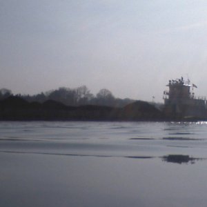 flat water & sunny Sunday 1/16/11