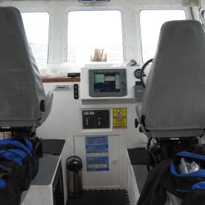 office,Raymarine C120,auto pilot, XM stereo, EZ Pull anchor winch, air ride seats & coffee pot
