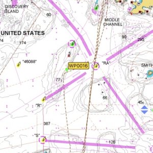 WP0016 shows close to start of tow to Sequim