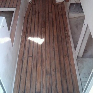 Media 'cabin flooring finished' in album '2X6 teak'