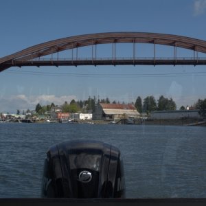 And under the bridge