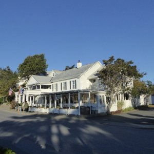 Media 'One of several resorts in Eastsound' in album 'Departing Obstruction Pass State Park at 8 AM on a Sunday morning in mid October'