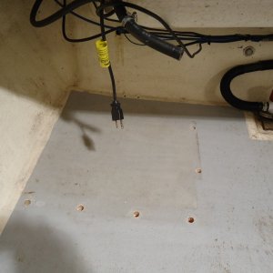 Gas tank rehab.  Factory screws allowed water penetration to the core