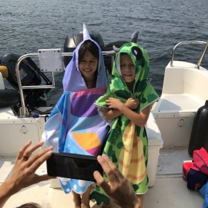 Grandkids, Kirra and Eli.