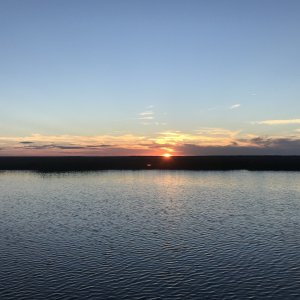 Sunset off of Plum Orchard in the Cumberland Island National Seashore