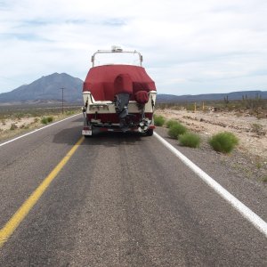 width of the Mexican roads and our boat trailer - EEKK!