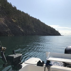 Fishing off Lummi Island