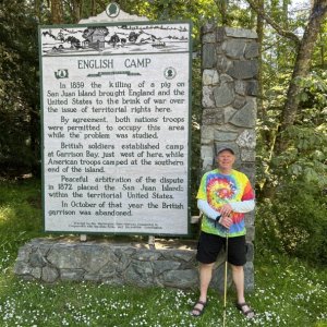 Colby at English Camp, Garrison Bay