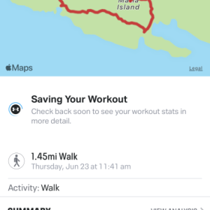 We hiked the loop trail around Matia Island