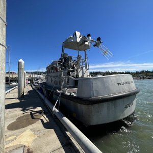 Some sunken boats around Northwest Marine Industries dock