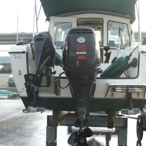 Media '(c-dancer) Suzuki DF90 & Bennett Trim Tabs M120' in album '(c-dancer)Upgraded fuel tank covers and Bennett Trim Tab motor'