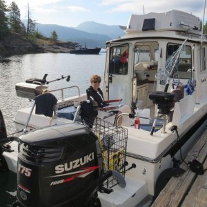 Media 'Relaxing on the dock at Mink Island' in album 'Mink Island view'