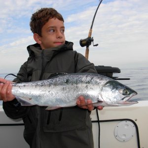 Jack with a Pink from the Salmon Banks