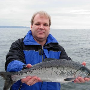 Zeke with a coho. What else can be said?