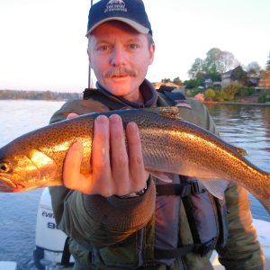 Harris with a May cutthroat