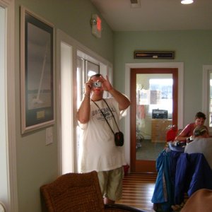 Media 'Steve taking my picture taking his.  We're such dorks!' in album 'Ready to go'