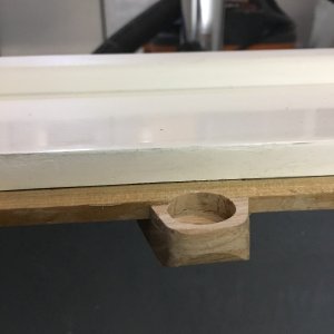 Magnet holder installed