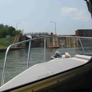 21 approaching locks 2 3 to seneca lake