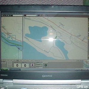 Media '51 GPS on computer' in album '1 Snake above Granite Dam'
