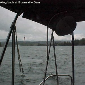 58 Looking back at Bonneville Dam