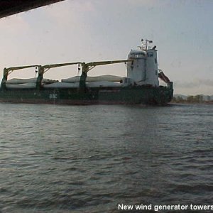 76 Wind generators on ship