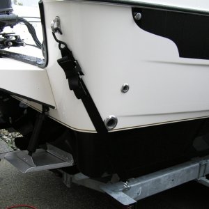 Rear trailer tie-down straps.  This needs to be addressed.