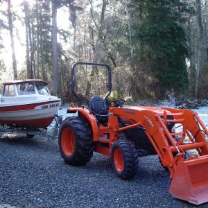 Nice tow rig! Getting ready for our first "splash".