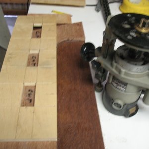 feb. 2011 052 bilge bulkhead is 1/2" marine ply X2 = 1". showing scupper lay-out & template