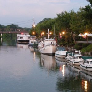 Town wall in Brockport.