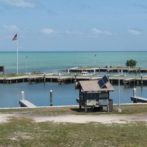 This is the marina at Flamingo.  This is the southern end of the "Wilderness Trail", a boat trek that meanders 100 miles through the Everglades.
