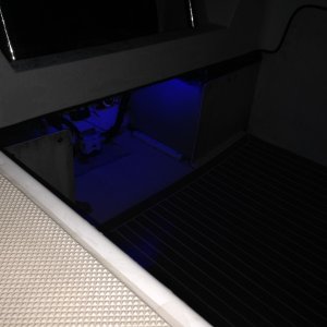 LED kit near the fuel tanks.
