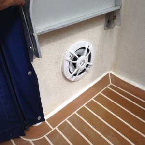 Media 'IMG 3375' in album 'Plasdeck faux teak flooring. The color scheme was "Holly w/ white lines".'