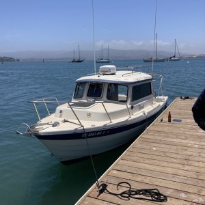 Media 'Immediately post-renaming ceremony' in album 'Very first leg of the long trip between Lopez Island, WA, and Central Calif. on the day of purchase'